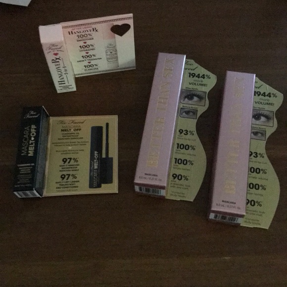 Too Faced bundl Better Then Sex Mascara Peach Blur - Picture 2 of 5